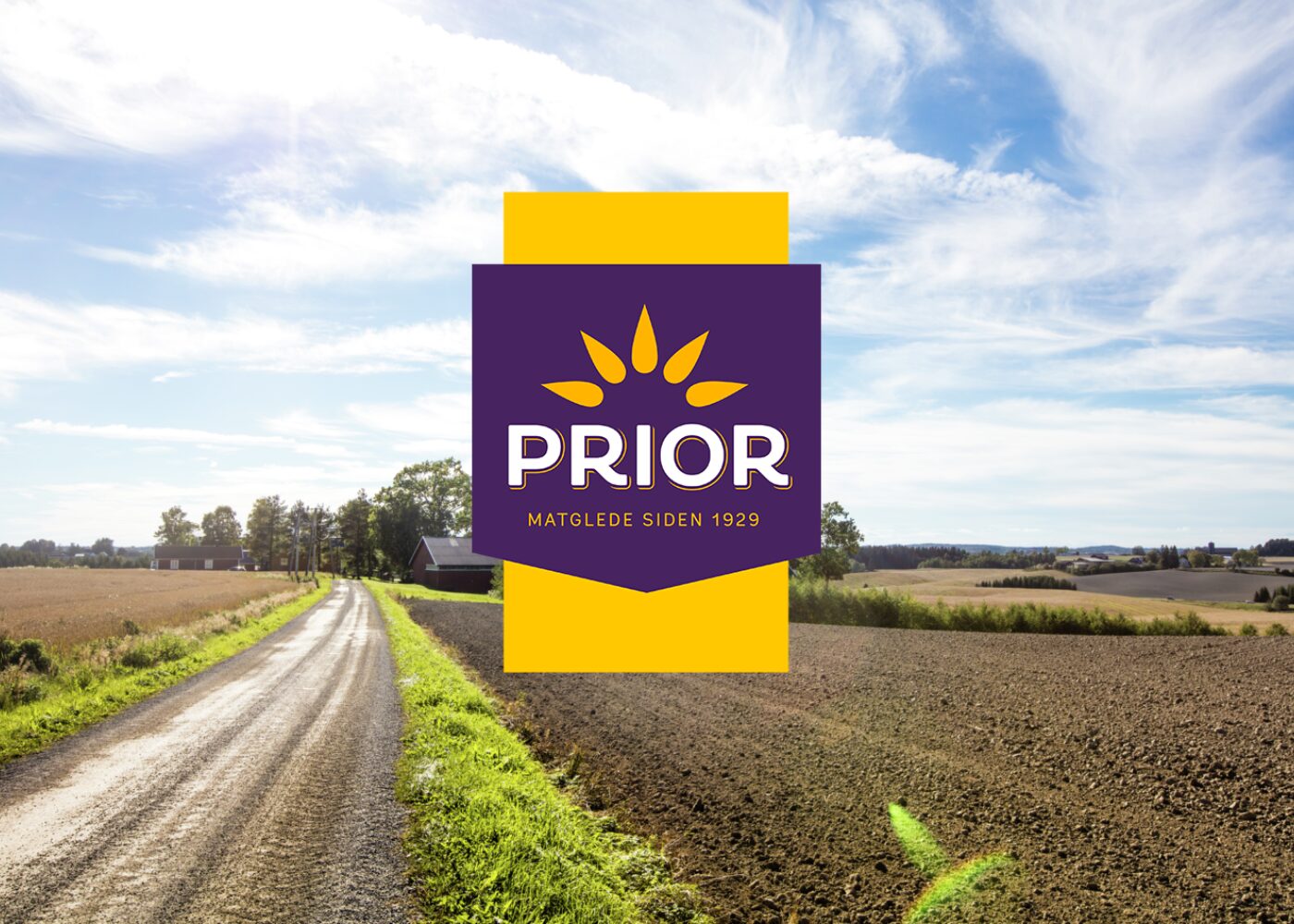 Landskap med PRIOR logo.