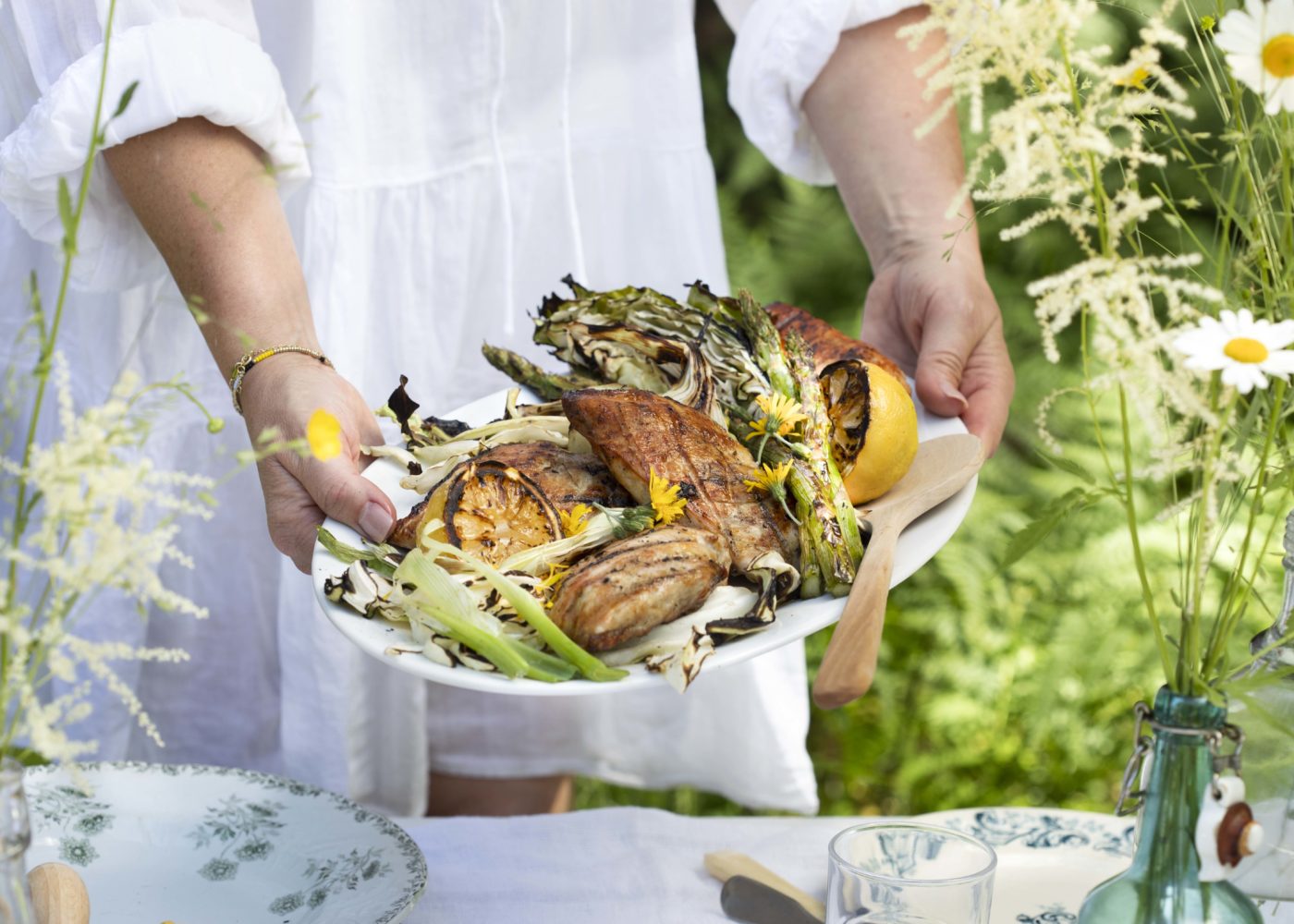 Saftig grillet kylling