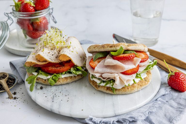 Polarbrød med kyllingpålegg