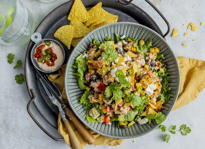 Tacosalat med kylling