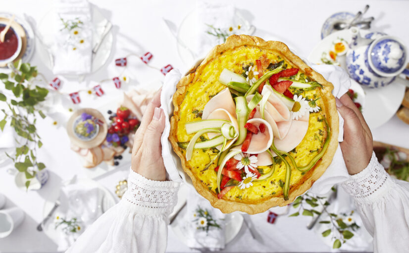 Egg pai med kalkunfilet