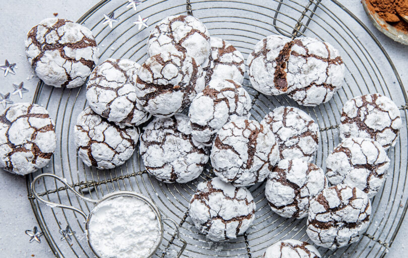 Krakkelerte sjokoladekjeks