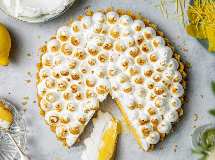 Slik lager du sitronpai