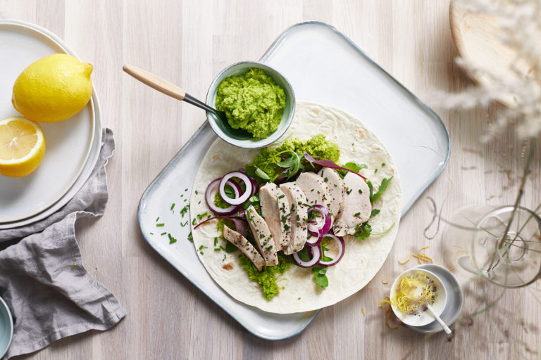 Wrap med kyllingfilet