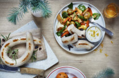 Julepølse av kalkun og kylling