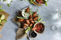 Kyllingvinger stekt i airfryer med dipp