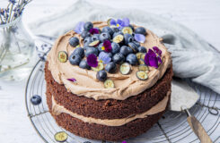 Sjokoladekake med sjokoladekrem