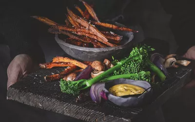 Sotpotetfrites til kalkun